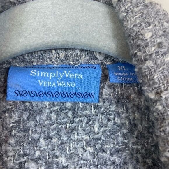 Simply Vera Wang Twill Satin Jacket - Picture 3 of 6